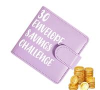 Raccoglitore per Soldi,30 Buste per Budget e Organizzatore Bollette - Quaderno Risparmio Contanti | per Casa Scuola Aula Università Dormitorio Viaggio Outdoor Donna Uomo Bambini Ragazzi Famiglia