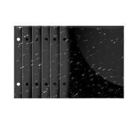 Raccoglitore per spartiti musicali, 6 pezzi, per spartiti musicali, formato A4, buste per libri per tromba, opere d'arte, foto, documenti corali, concerti, scuole e