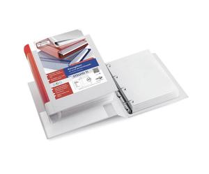 Raccoglitore personalizzabile Sei Rota Stelvio TI - 4 anelli D 25 mm. bianco A3