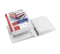 Raccoglitore personalizzabile Sei Rota Stelvio TI A3 - 4 anelli D 25 mm bianco d