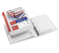 Raccoglitore personalizzabile Sei Rota Stelvio TI A4 - 4 anelli Q 80 mm blu 3680