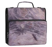 Raccoglitore personalizzato con cerniera organizer da 3,8 cm a 3 anelli con anello a D Claude Monet Camille Sur Son Lit Demort Portfolio & Case Anello Cartella Titolare Borsa per la scuola con