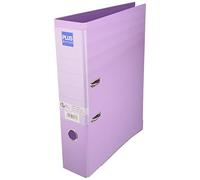 Raccoglitore Plus Office Folio Rado a leva super forte grande capacità - Dorso 80 mm. Viola pastello