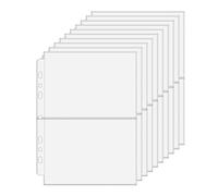 Raccoglitore Porta Biglietti Da Visita - Impermeabile 10 Fogli | Custodia Trasparente Per Riporre Biglieti Davisita A5 A6, Pers Esporre, Organizzare, Raccogliere, Buste, Bigliettis Fotografici, Bambin