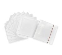 Raccoglitore Porta CD a Anelli, Custodia trasparente+10 buste CD