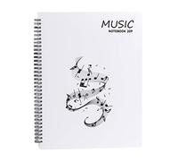 Raccoglitore Porta Spartiti Musicali, Cartelle Portaspartiti per Fogli in Formato A4, con 40 Tasche, clef Scrivibile Borsa porta Documenti Musicale Per Suonatori di Strumenti