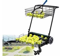 Raccoglitore portatile per palline da tennis, carrello automatico per recuperare fino a 290 palline, per una facile pulizia e pratica del campo