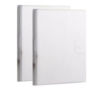Raccoglitore portfolio A3 30 cartelle espositive tascabili 2 pezzi multicolore(Clear)