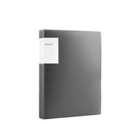 Raccoglitore portfolio da 2 pezzi con buste in plastica, cartella tascabile protezioni in fogli trasparenti, display 60 pagine Per Portfolio