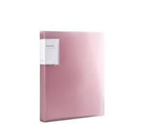 Raccoglitore portfolio da 2 pezzi con buste in plastica, cartella tascabile protezioni in fogli trasparenti, display 60 pagine Per Portfolio