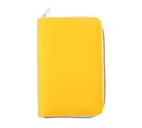 Raccoglitore ricaricabile a 6 anelli, in pelle PU, con scomparto per carte di credito e fessura elastica per penne, organizer per il budget scolastico ricaricabile