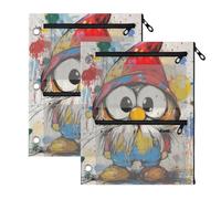 Raccoglitore Sacchetti 3 Ringing Binder cartelle Cartoon Cute Gnome