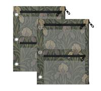 Raccoglitore Sacchetti 3 Ringing Pencil Pouch William Morris Iris Pattern