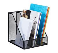 Raccoglitore scrivania Porta documenti a4 Contenitore per fascicoli 3 scomparti