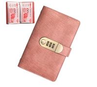 Raccoglitore Sfidaa 100 Buste - Raccoglitorre Risparmio 17,8x11 Cm, Raccoglitore Risparmio 100 Buste, Planner Budget Con Lucchetto A Combinazione | Quaderno Budget Vintage Per Studenti, Coppie, Donne