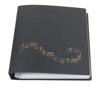 Raccoglitore Spartiti 60 Pagine - Cartella Piatta Antiriflesso per Bande Orchestre Cori Scolastici con 40 Tasche Organizzative Musicale Professionale per Conservatorio Scuola Musica