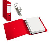 Raccoglitore STELVIO F 25 A4 4D rosso 22x30cm SEI ROTA