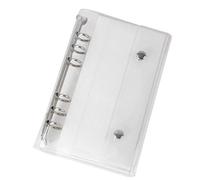 Raccoglitore trasparente A6/A7 a 6 anelli, buste trasparenti in PVC, organizer per raccoglitori per album di ritagli, scuola, biglietti, giornali, documenti, foto, ragazze, donne e uomini