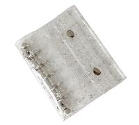 Raccoglitore trasparente, organizer trasparente per quaderni | Memoria del biglietto con motivo a stelle per project manager, riunioni di lavoro, riviste, insegnanti, ricevute, ufficio, studente