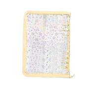 Raccoglitore trasparente ricaricabile | Raccoglitore di carta A5 per documenti | Notebook con cerniera adesiva per carte, ricevute biglietti piccoli accessori studenti insegnanti project manager