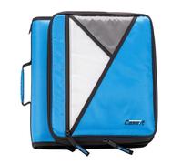 Raccoglitore universale con cerniera Case-it - Anelli a O da 2 pollici - Tasca imbottita che pu contenere laptop/tablet fino a 13 pollici - Tasc