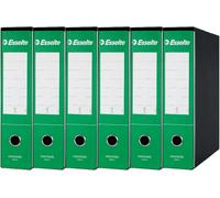 RACCOGLITORI AD ANELLI PER UFFICIO DORSO 8 CM ESSELTE G75 Verde CONF. 6 PZ