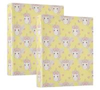 Raccoglitori per notebook da 1 e mezzo pollice a 3 anelli con appunti 1/2 confezioni per raccoglitori da ufficio con copertina rigida