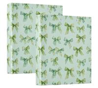 Raccoglitori per quaderni da 2,5 cm e mezzo, 3 anelli con tasche, confezione da 1/2, forniture per ufficio, 200 fogli