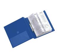Raccoglitori Stelvio a 2 anelli Sei Rota - Anelli D Ø 40 mm - 22x30 cm - blu - 3