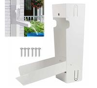 Raccolta acqua piovana, set di deviatori per bidoni di acqua piovana, in acciaio inox, adatto per tubo di caduta standard da 3" x 4", sistema portatile di raccolta dell'acqua piovana, per il