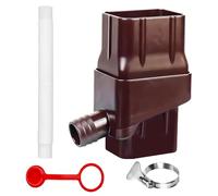 Raccolta Di Acqua Pioggia - Kit Di Deviazione Barili Di Pioggia | Kit Di Deviazione Di Caduta | Gutter Diverter con Valvola Filtro, Raccolta Acqua