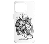 Raccolta di anatomia medica cardiaca umana anatomica Custodia per iPhone 16 Pro