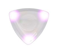 Raccolta di Chitarra Luminosa e Luminosa con Luce a LED e Batteria per Chitarristi di Tutti i Livelli Surface Shiny per Corde Protezione Parziale (PURPLE)