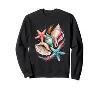 Raccolta di Conchiglie e Stelle Marine estive Felpa