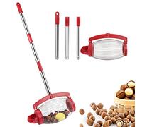Raccolta di noci, manico lungo, strumento per raccogliere noci pecan, raccoglitrice di noci pecan, raccoglitore di noci pecan, raccoglitore di noci pecan, raccoglitore di frutta e castagne (copertura