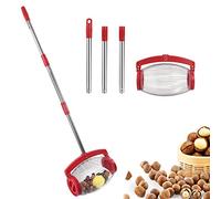 Raccolta di noci, manico lungo, strumento per raccogliere noci pecan, raccoglitrice di noci pecan, raccoglitore di noci pecan, raccoglitore di noci pecan, raccoglitore di frutta e castagne (copertura