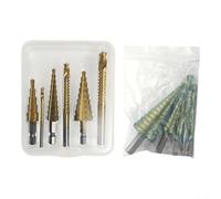 Raccolta di punte da trapano di precisione per legno, alluminio, plastica, 4 12 4 20 4 32 mm e 3 6 8 mm per fori puliti su varie superfici (B)
