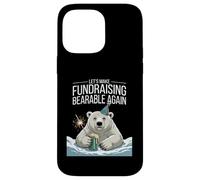 Raccolta fondi Polar Bear Beer Rendiamo sopportabile la raccolta fondi Custodia per iPhone 14 Pro Max