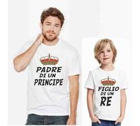 Raccolta kit due magliette bianche per Adulto e figlio/a