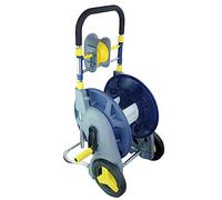 Raccolta tubi， Carrello avvolgitubo con capacità fino a 50 m/164 piedi for tubi da 1/2 pollice, particolarmente stabile, con una comoda guida for tubi in un robusto telaio Carrello avvolgitubo