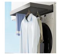 Raccolto di Asciugatura a Risparmio Spaziale, portabicchieri di Asciugatura sopra la Lavatrice Cesto di Estrazione dell'Armadio Incorporato, cassetto del Rack di Pantaloni Estraibili (714-764 mm)