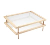 Raccolto di asciugatura della pasta-vassoio di disidratazione stackabile per alimenti staccabili, scaffale di circolazione all'aperto | Raffuto multiuso con maglia fine per asciugare noodles freschi,