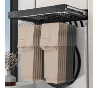Raccolto di Asciugatura Invisibile Tirare Fuori dai binari del portabricchini Pantaloni da Balcone Cassette cassetti (850-1200 mm)