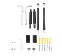 Raccolto di kayak in cambio, supporto per la tavola surf per appendiabiti in alluminio monte telescopico a parete telescopico 40 kg cuscinetto carico box su cassetta degli