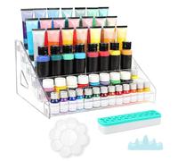 Raccolto di organizzatori di Pittura - Porta di verniceacrilica Trasparente, Supporto a Pennello | Scaffale di stoccaggio 'Art per Modelli, pigmenti, Attrezzatura da Studio Creativa, organizzator