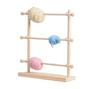 Raccolto di stoccaggio a nastro, multili strati pieghevoli a legna massiccia a legno a nastro rack fai -da -te paracord ago per maglieria per lavoro al gancio all'uncinetto