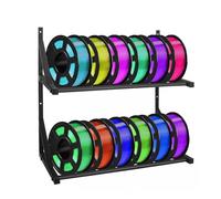 Raccolto Di Stoccaggio Del Filamento Della Stampante - Scaffale Del Filamento Portatile, Organizzatore Di Supporti A Due Livelli | Spools Per Supporto Montato A Parete Impilabili, Stampante 3D Worksta