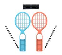 Racconta da tennis 2pc Juchrzey for l'interruttore 2 presa for racchetta da tennis con controller del cinturino da polso Kit Accessori sportivi for for Switch/OLED Joy-Con Controller