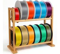 Raccontaggio Di Archiviazione Filamento - Pratica Rotolamento Della Bobina | Workshop Lab Consumables Management Scaffale Organizzativa Da Scrivania A 2 Livelli Ideale Per La Stampa 3D, Le Sale