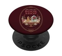 Racconti vecchi come il tempo Retro Fairytale Book Lover PopSockets PopGrip Adesivo